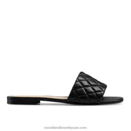 quiltmule مبطن بغل مسطح 8840R411 أسود نحيف Russell And Bromley
