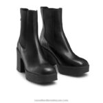 ⁦rhiannon كريب منصة تشيلسي التمهيد 8840R311 أسود نحيف Russell And Bromley⁩ - الصورة ⁦2⁩