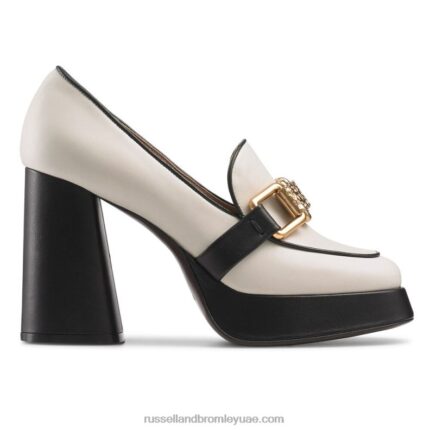 runtheworld منصة متعطل 8840R108 أبيض نحيف Russell And Bromley