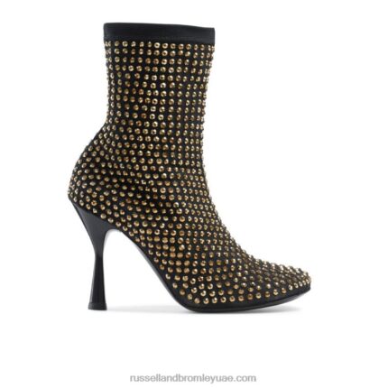 stargaze جولة اصبع القدم التمهيد جورب 8840R316 أسود نحيف Russell And Bromley