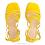 ⁦yeahbaby منصة كعب متوهج 8840R171 أصفر نحيف Russell And Bromley⁩ - الصورة ⁦3⁩
